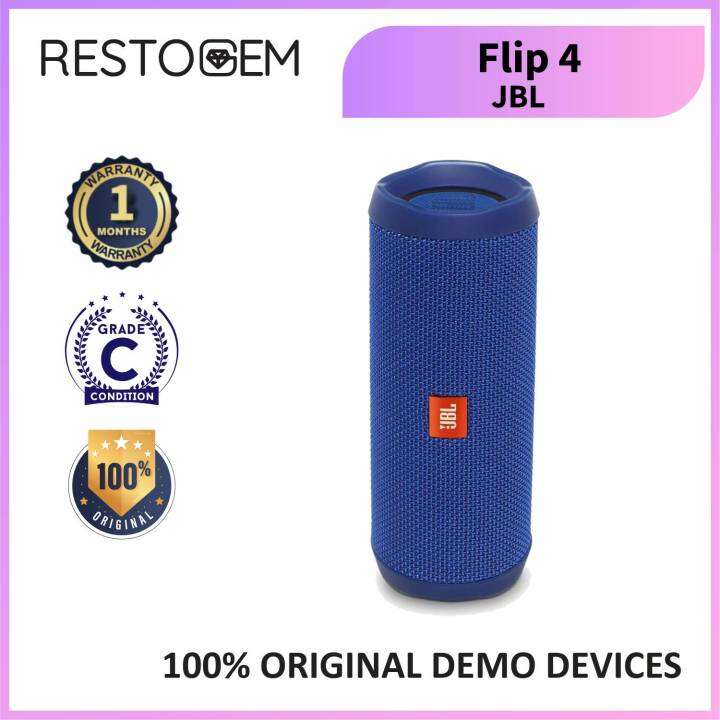 JBL Flip 4 Portable Bluetooth Speaker 100 Original D e m o Unit Lazada