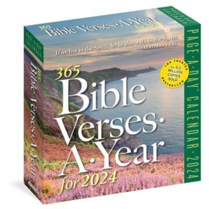 365 Bible VersesaYear for 2024 PageaDay Calendar Timeless Words