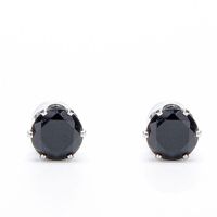 1Pair Uni Men Women Magnet Clip On Cubic Zirconia Earring No Piercing Jewelry