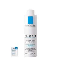 Laroche-Posay  Toleriane Dermo Cleanser 200 ml  ลาโรช-โพเซย์ โทเลอเรน คลีนเซอร์ 200ml (ฟรี Cerave Moisturising 1ซอง)