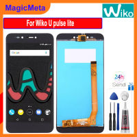 MagicMeta หน้าจอสัมผัสดิจิไทเซอร์ของแท้สำหรับ Wiko U Pulse Digitizer หน้าจอสัมผัสจอสำรอง