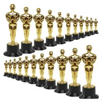 24 Pack Plastic Award Trophies Statuette for Party Favors,School Award,Game Prize,Party Prize