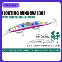 YUOINAQ ลอยลอยได้ เหยื่อตกปลา minnow ยิงยาวๆ 130มิลลิเมตร/23กรัม เหยื่อล่อตกปลา ร้อนแรงมาก ล่อ VIB เหยื่อตกปลาเทียม ของใหม่