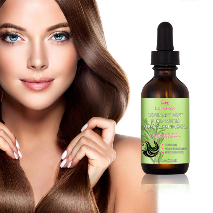 Hair Growth Oil Rosemary Essential Oil 30ml Anti Frizz Anti Hair Loss Hairs Smooth Serum Hairs 0878