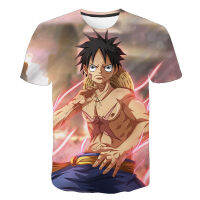 ฤดูร้อนขายร้อน One Piece เสื้อยืดผู้ชาย3d รูปแบบ Tshirt สบายๆรอบคอสั้นแขนบอยและสาวเสื้อผู้หญิงแฟชั่น Streetwear เด็ก Cool Tee