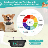 Smart No Bark Electric Dog Training Collar Bark Stop Collar Dog Anti Bark Collar Rechargeable For Dog Barking