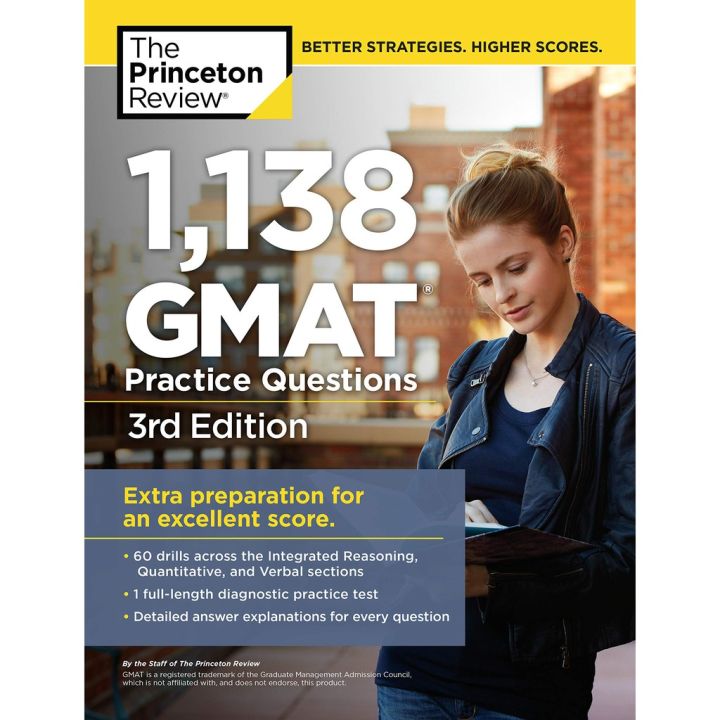 Follow your heart. ! The Princeton Review 1,138 GMAT Practice Questions (Gmat Practice Questions) (3rd) [Paperback] (ใหม่) พร้อมส่ง