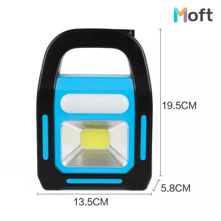 Moft LED Solar Charger Emergency Light Flashlight Portable LED