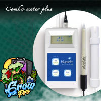 Bluelab Combo Meter PLus อุปกรณ์วัดค่า pH ได้ทุกที่ rockwool coco soil และ EC ประสิทธิภาพสูง วัดและแสดงผลได้แม่นยำที่สุด