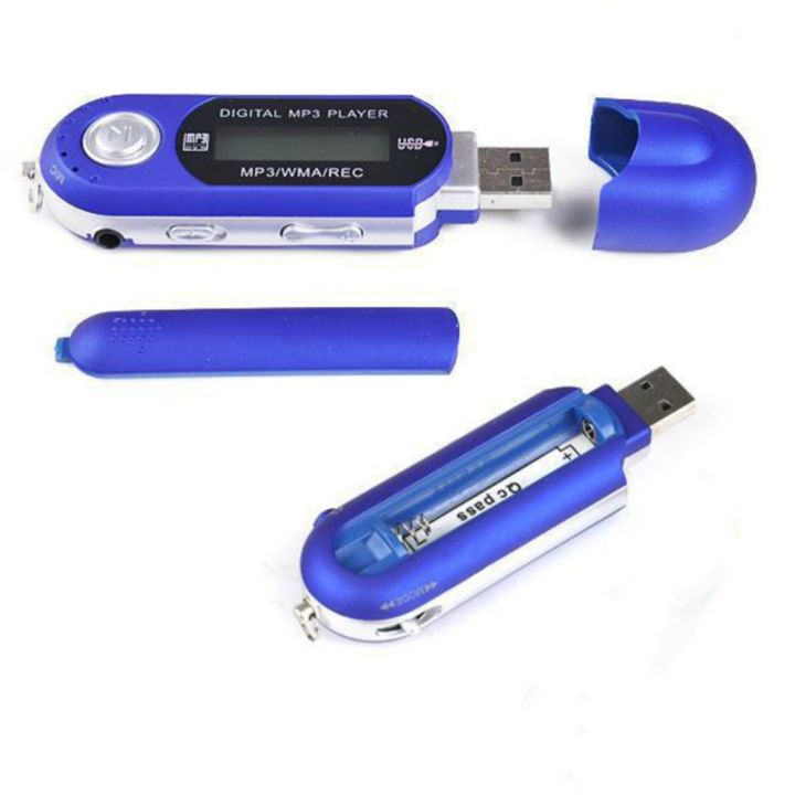 เครื่องเล่นเพลง-mp3-usb-หน้าจอแอลซีดีแบบดิจิตอลพร้อมไมโครโฟน4gb-8การ์ด-gb-tf-แอมป์-mp3วิทยุ-fm