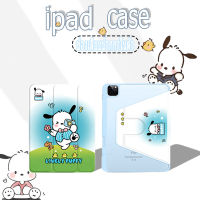 เคสไอเเพด gen10 เคส Air4/Air5 10.9 gen7/gen8/gen9 10.2 pro11iPad case?? เคส360° หมุนตั้ง/นอนได้ เคสหนังอะคริลิคใส พร้อมถาดใส่ปากกา ชาร์จปากกาได้