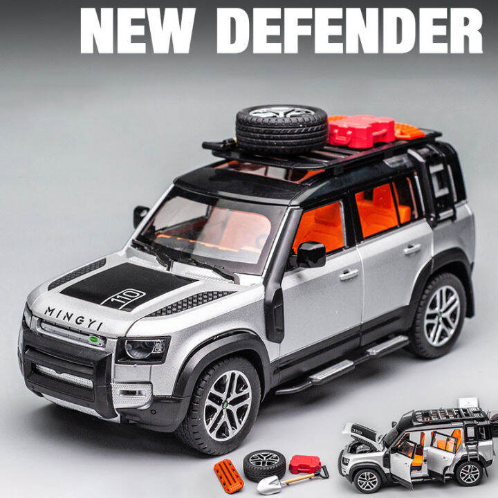 1-24-rover-defender-ด้วยเครื่องมือล้อแม็ก-d-iecasts-และของเล่นยานพาหนะรถของเล่นรุ่นเสียงและแสงคอลเลกชันเด็กของเล่นของขวัญ