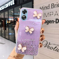 2023ใหม่เคสมือถือสำหรับ OPPO A58 4G Oppo A78 NFC 4G เคสคริสตัลสามมิติประกายเลื่อมเลื่อมด้านหลังเคสทีพียูนุ่มโปร่งใสเคสห่อหุ้ม OPPOA78