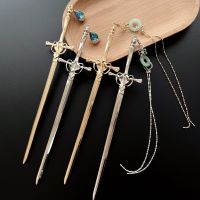 【hot】❡✓  2022 New Punk Metal Hairpin Chinese Hair Sticks for Pin Clip Chopstick Wedding Jewelry Accessories