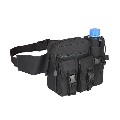 Military Tactical Waist Bag Fanny Pack EDC Water Bottle Pouch Men Waterproof Outdoor Sports Running Hunting Fishing Hiking Bags Running Belt