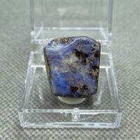 100 natural rare Australian iron opal (photographed in wet water state) gem mineral specimen quartz gemstones (box size 3.4 cm)