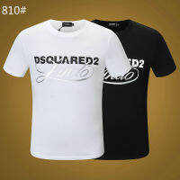 DSQUARED2 Mens Womens Printed LettersRound Neck Short Sleeve Street Hip Hop Pure Cotton Tee T-Shirt 810