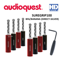 AUDIOQUEST SUREGRIP100 BFA/BANANA (DIRECT-SILVER)