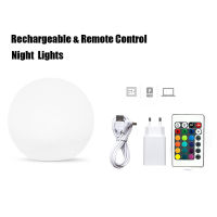 Waterproof Rechargeable LED Ball Light Outdoor Garden Decoration Pool Orbs Floating Sphere With Remote