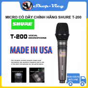 Micro Có Dây Hát Karaoke Shure TA-200