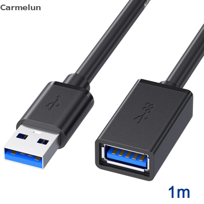 Carmelun สายดาต้า USB สายพ่วง3 0สำหรับทีวีแล็ปท็อป USB 3.0ตัวผู้เป็นที่ตัดแบบคู่เครื่องพิมพ์กล้องปลั๊กต่อสายไฟฟ้า