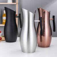 Kitchen Drinkware Thickened Stainless Steel Restaurants Large Capacity Soup Juice Pot Water Pitchers