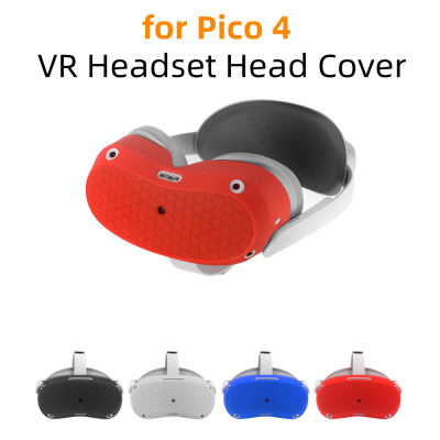ฝาครอบป้องกันเชลล์สำหรับ Pico 4 VR ชุดหูฟังหัวหน้าปกป้องกันรอยขีดข่วนกรณีสำหรับ Pico Neo 4ซิลิโคนอุปกรณ์เสริมฝาครอบ
