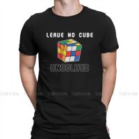 Unsolved Cuber Speed Cubing O Neck Tshirt Math Rubik Pure Cotton Original T Shirt Men Tops Fashion Oversized Big Sale