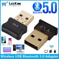 อะแดปเตอร์5.0 Lcckaa USB บลูทูธตัวรับสัญญาณ5.0ไร้สายส่งสัญญาณอะแดปเตอร์ USB Bluetooth อะแดปเตอร์ USB สำหรับคอมพิวเตอร์พีซีแล็ปท็อป