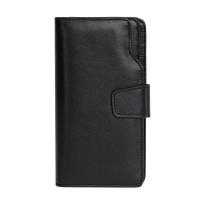 JOYIR Wallet Male Leather Genuine Vintage Long Clutch Wallets Purse Zipper&amp;Hasp Men Cell Phone Bags Wallets Carteira Hombre 9322