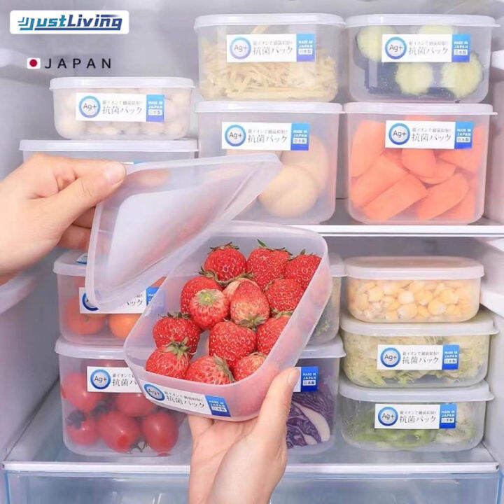 JustLiving Japan Antibacterial Refrigerator Preservation Box Food Grade