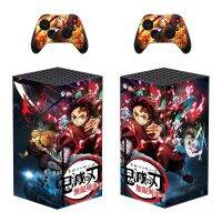 [Enjoy the small store] The Small Slayer Kimetsu No Yaiba ฝาครอบสติ๊กเกอร์สกินสำหรับ Xbox ซีรีส์ X ไวนิลรูปลอกแผงควบคุมและคันโยก