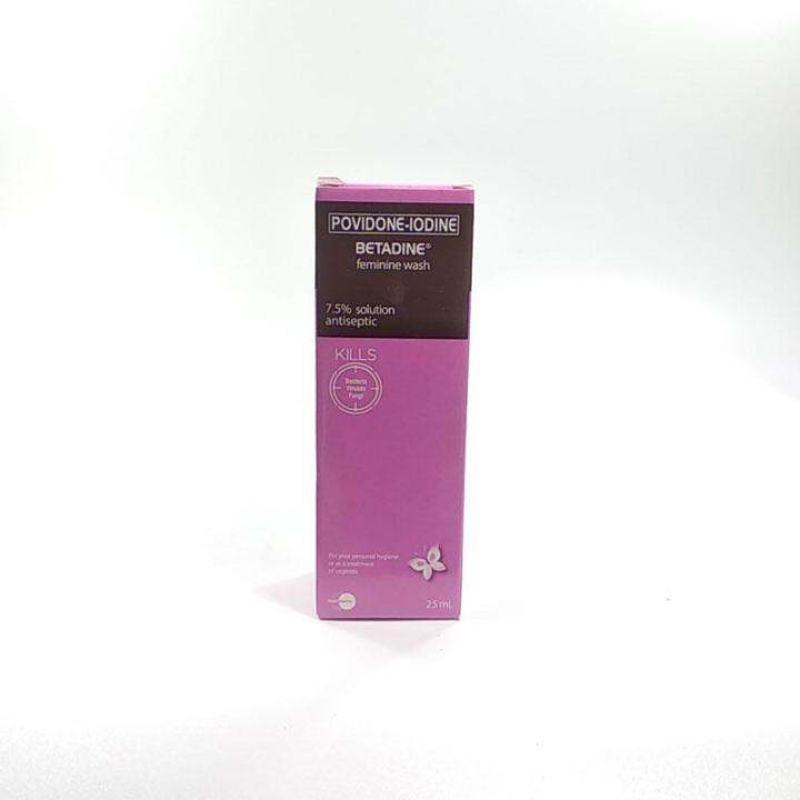Betadine feminine wash (Lavender) 25ml Lazada PH