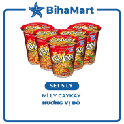 ACECOOK - Mì ly Caykay hương vị bò - Kaycay vị bò Kaykay bò