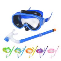 Children Snorkel Set Diving Masks Snorkeling Set Anti-Fog Snorkel Masks Glasses with Easy Breathing Tube for Girls Boys