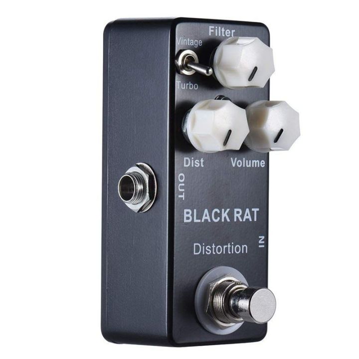 mosky-black-rat-guitar-effect-pedal-distortion-true-bypass-classic-effect-pedal-amp-t-turbo-guitar-parts-amp-accessories-stage-audio