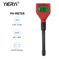 yieryi soil pH Meter Acidimeter Tester Experiment Measuring Water Quality Analyzer with Backlight for aquarium pool water