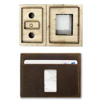 DIY leather craft Die cut Micro Sleeve Wallet simple card holder Card Caseknife mould cutting dies hand punch tool