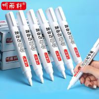 Zoecor Oily White Marker Pen Waterproof Rotuladores Pens Environmental Permanent Caneta for Tire Wood Leather Graffiti Painting