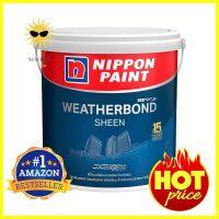 สีน้ำทาภายนอก NIPPON PAINT WEATHERBONDSHEEN BASE A 1GLEX-PAINT NIPPON PAINT WTB SHEEN 1GL BASE A **ด่วน ของมีจำนวนจำกัด**