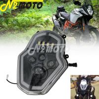 Travel Adventure LED Headlight Replace Assembly Auxiliary LED Running Light for KTM 1190 1050 1090 1290 ADV 2015-2018 Hi/Lo Beam