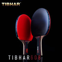 TIBHAR 608 Professional Table Tennis Racket Comition Ping Pong Bat High Sticky Pimples-in Pingpong Paddle with Bag