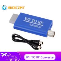 INIOICZMT Wii to RF Converter Adapter Game To Old Display Without Damage For With RF Siginal