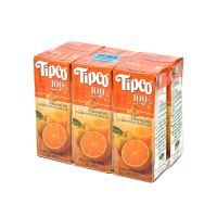 ทิปโก้ น้ำส้มสายน้ำผึ้ง 100% 200 มล. X 6 กล่อง - Tipco 100% Sai Nam Phueng 200 ml x 6