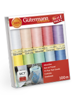 Gutermann Set ด้ายอเนกประสงค์คละสี 6 หลอดSewing thread set Sew-all Thread