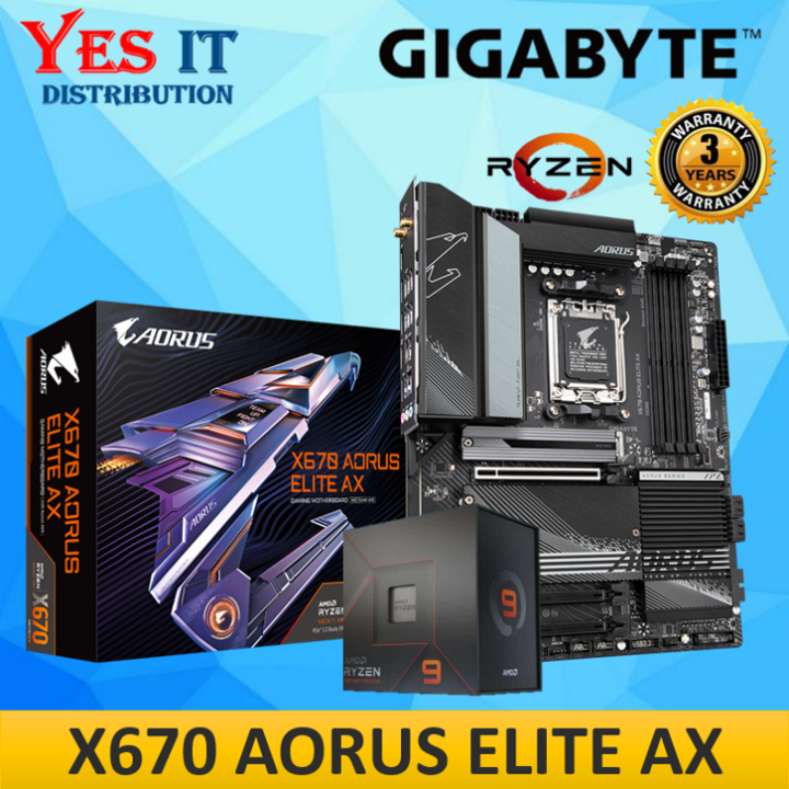 GIGABYTE X670 AORUS ELITE AX / X670 GAMING X AX AMD AM5 MOTHERBOARD