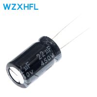 5PCS Electrolytic capacitor 450V22uF 13*20mm aluminum electrolytic capacitor 22uf 450v WATTY Electronics