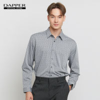 DAPPER DP Monogram Jacquard Shirt - Grey