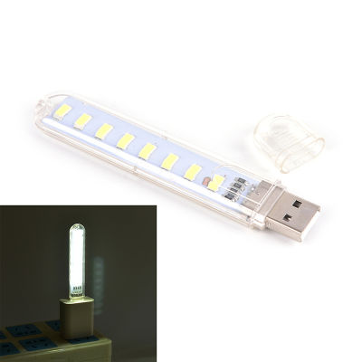 💖【Lowest price】MH Mini USB LED Lamp 8 LED camping Portable Night USB gadget Lighting สำหรับแล็ปท็อปพีซี