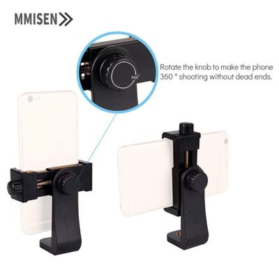 Mmisen✔Tripod Mount Phone Clip Vertical cket 360 Degree Rotating Tripod